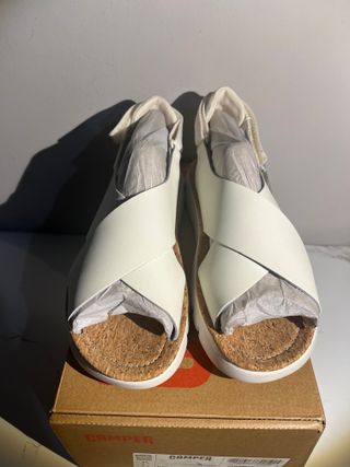Sandalias Camper Oruga Talla 39 Blancas