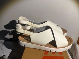 Sandalias Camper Oruga Talla 39 Blancas