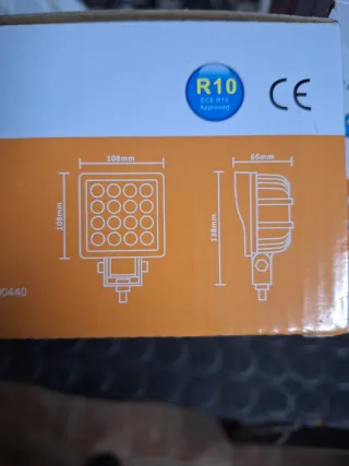 4 Faros LED Trabajo TOP