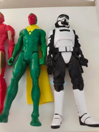 Lote Muñecos Marvel Spiderman, Thor, Iron Man