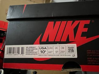 Air Jordan 1 Retro High OG Negro Rojo