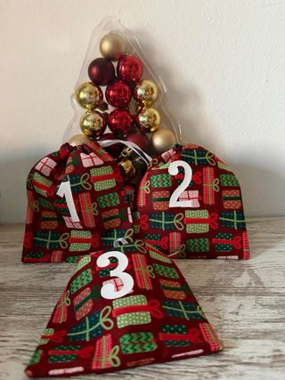 Calendario Adviento Navideño Bolsitas
