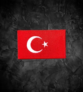 Turquía 🇹🇷 Parche bandera termoadhesiva