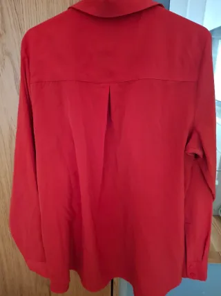 Blusa H&M Roja Manga Larga Talla M