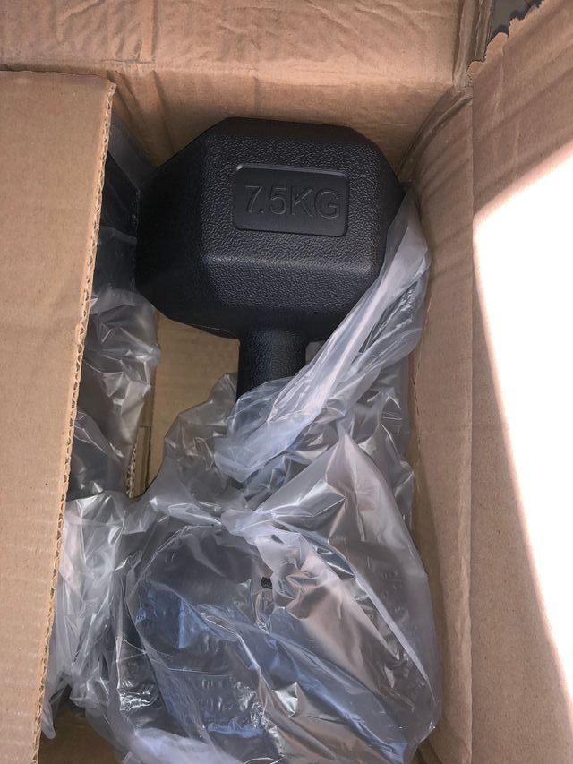 2 Mancuernas 7.5kg Nuove