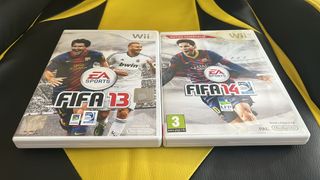 Lote Wii Fifa 13 y 14 Pal Multi Nintendo
