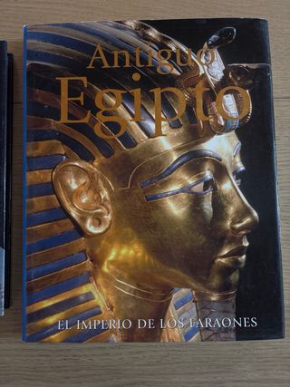 Libros sobre Egipto.