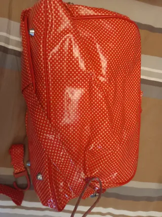 2 Bolsos Carrito Bebé Lunares Rojos