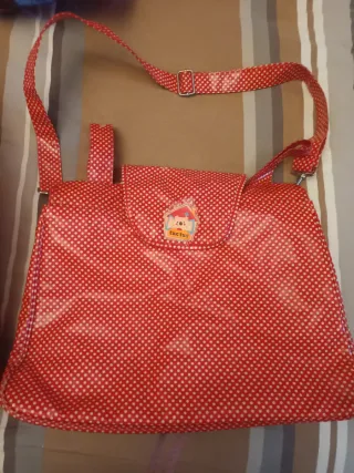 2 Bolsos Carrito Bebé Lunares Rojos