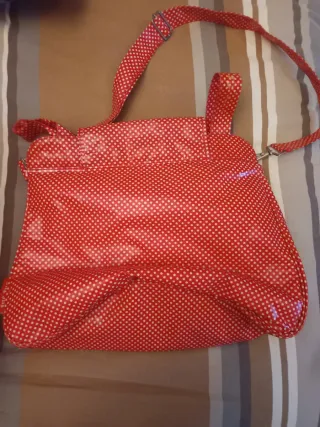 2 Bolsos Carrito Bebé Lunares Rojos