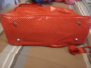 2 Bolsos Carrito Bebé Lunares Rojos