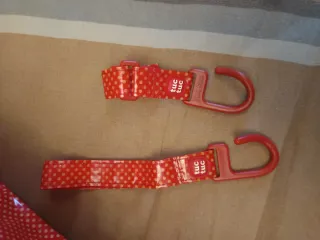 2 Bolsos Carrito Bebé Lunares Rojos