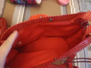 2 Bolsos Carrito Bebé Lunares Rojos