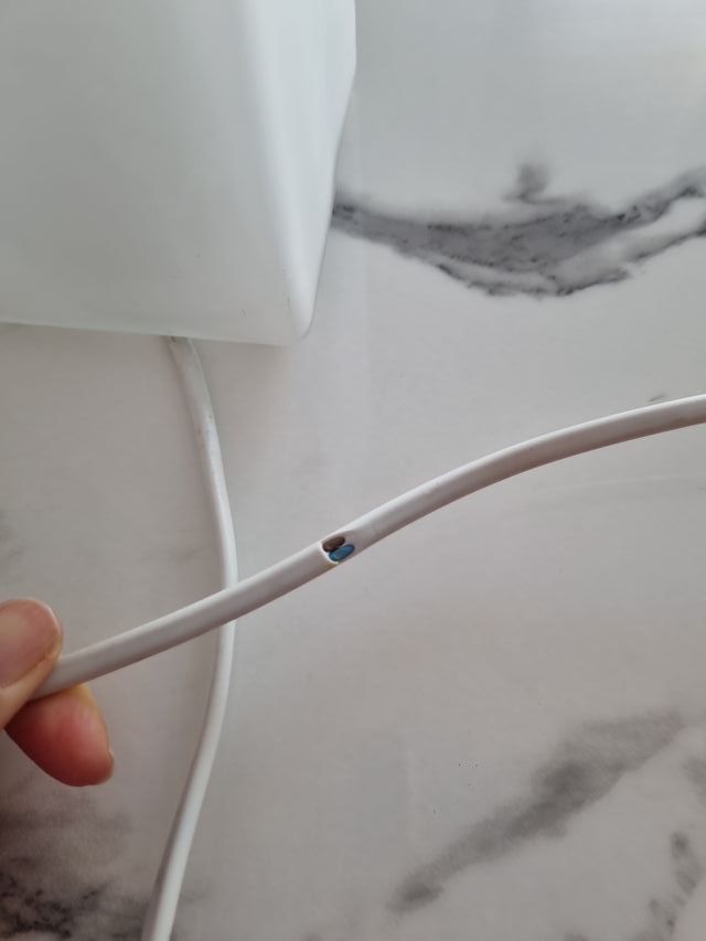 Lámpara de mesa moderna cristal