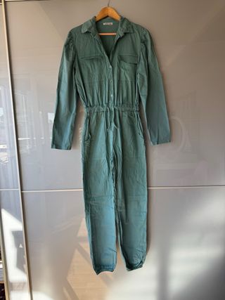 Mono largo mujer verde