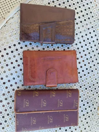 Monederos piel varios