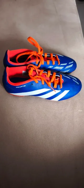 Zapatillas Fútbol Adidas Predator Azul Naranja