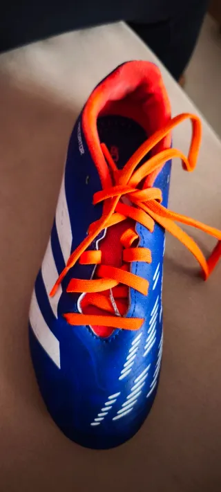 Zapatillas Fútbol Adidas Predator Azul Naranja