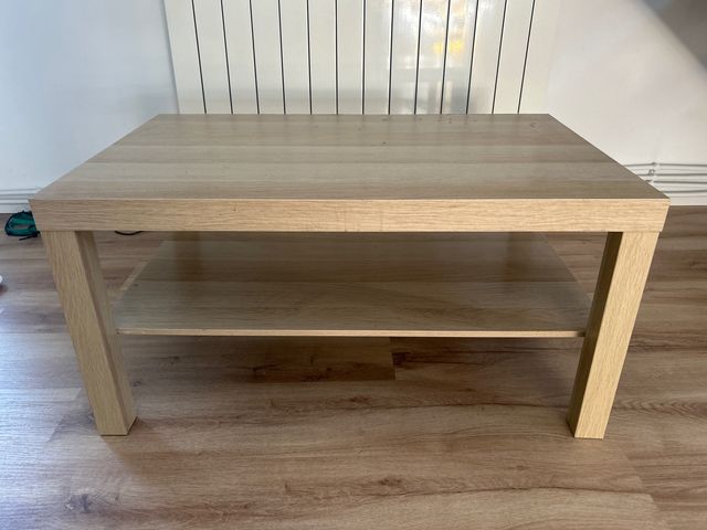 Mesa de centro IKEA de madera 90x55 cm
