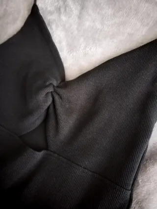 Vestido Zara Negro Elástico Talla XS