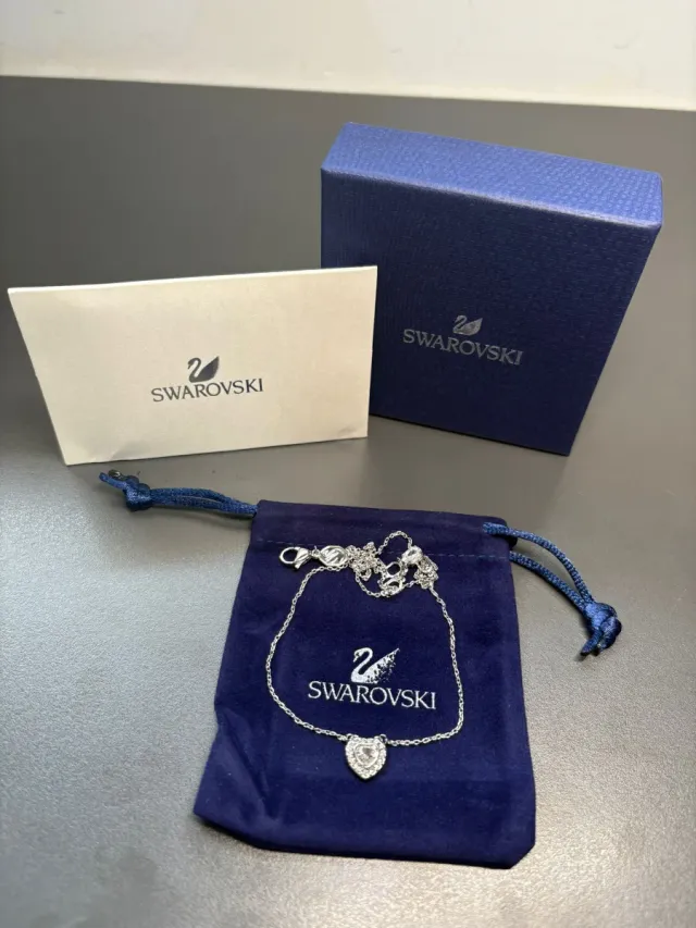 Collar Swarovski Corazón Plata