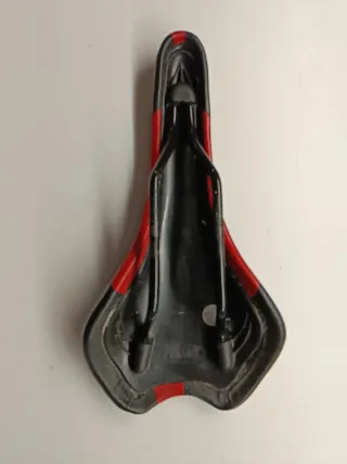 Sillín Selle Italia Negro/Rojo