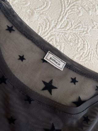 Camiseta Transparente de Estrellas