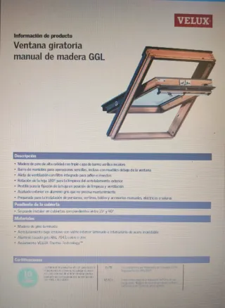3 Ventana Velux  tej.inclinado con kit instalacion