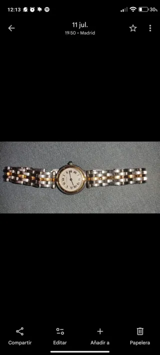 Reloj Cartier Panthère Vendôme Oro/acero