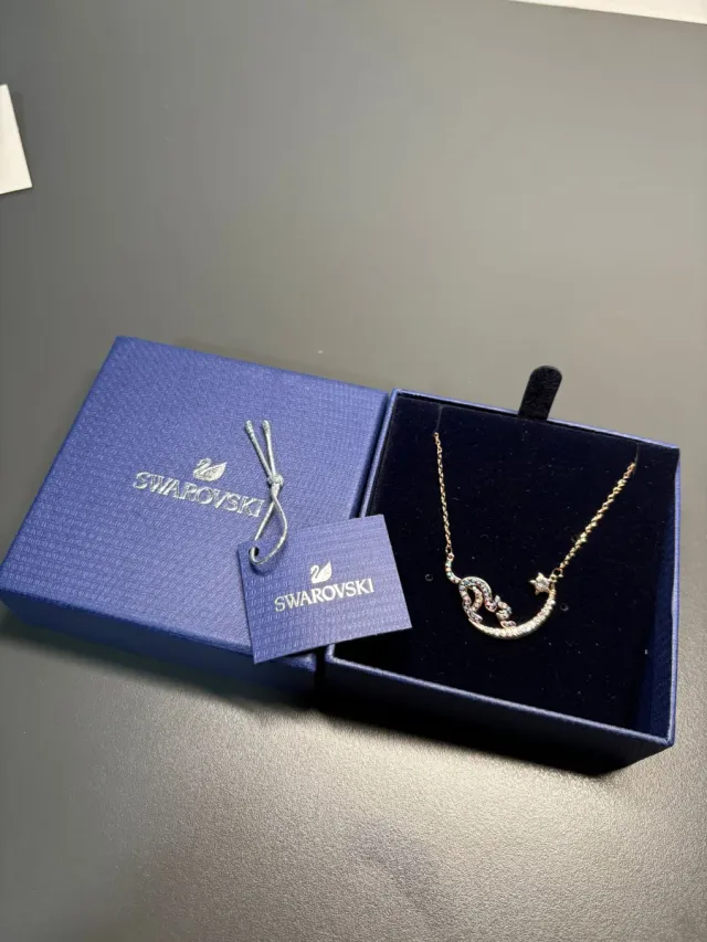 Collar Swarovski Luna y Estrella