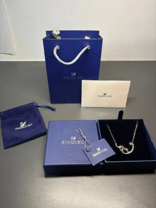 Collar Swarovski Luna y Estrella