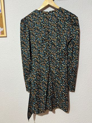 Vestido manga larga talla S fiesta casi nuevo