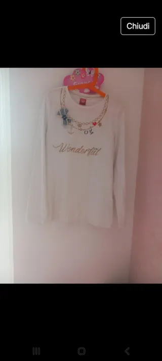 2 Magliette bambina 11 anni