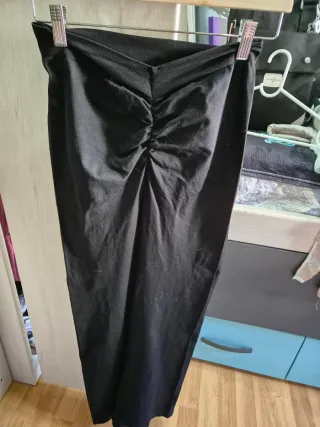 Conjunto Top y Falda Negro