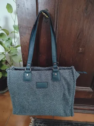 Borsa Turbo Bag grigio/verde