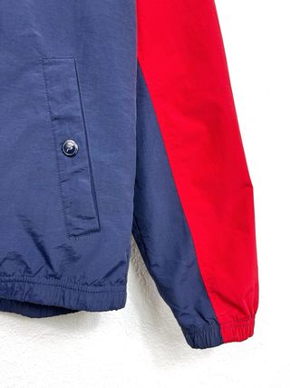 Chaqueta Cortavientos Fila Retro Y2K Azul Roja