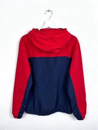 Chaqueta Cortavientos Fila Retro Y2K Azul Roja