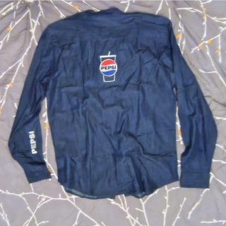 Camisa vaquera Pepsi bordada Talla L sin abrir