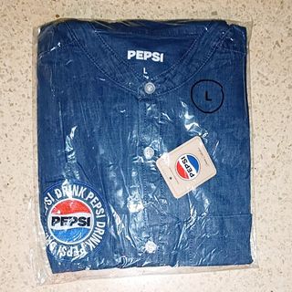 Camisa vaquera Pepsi bordada Talla L sin abrir