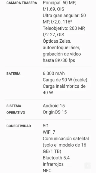 Vivo X 200 Ultra Bianco Nuovo