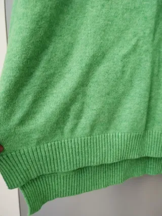 Chaleco punto verde talla 42-44