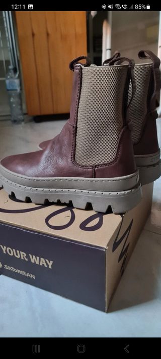 Stivaletti Satorisan Pelle Marrone Tg 41