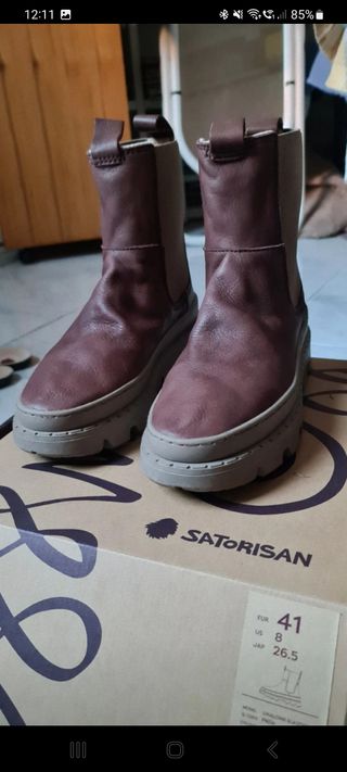 Stivaletti Satorisan Pelle Marrone Tg 41