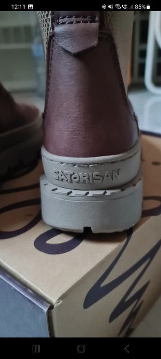 Stivaletti Satorisan Pelle Marrone Tg 41