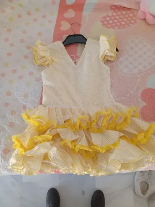 Vestido Gitana Bebé,sobre 2 años.