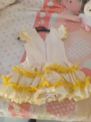Vestido Gitana Bebé,sobre 2 años.