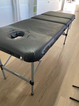Camilla de masajes fisioterapia