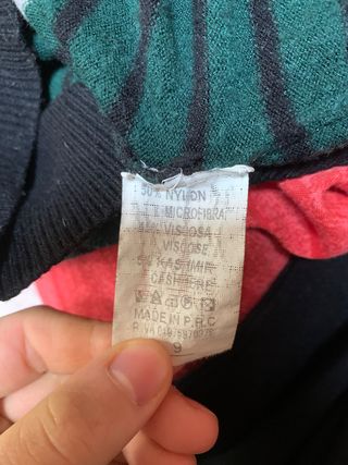 Maglia svasata a righe