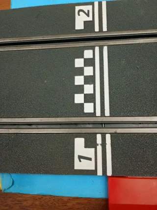 Scalextric cuentavueltas pista gris moderna