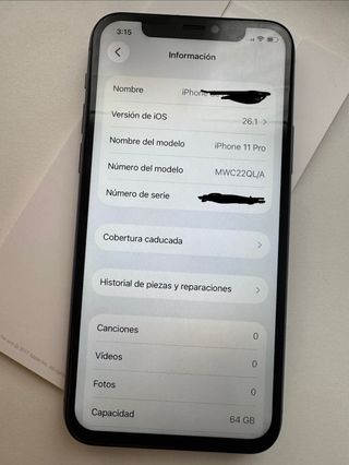 iPhone 11 Pro 64Gb Gris